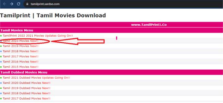 Step 1: Go to Tamilpritn.sardse.com, and click on one of the links