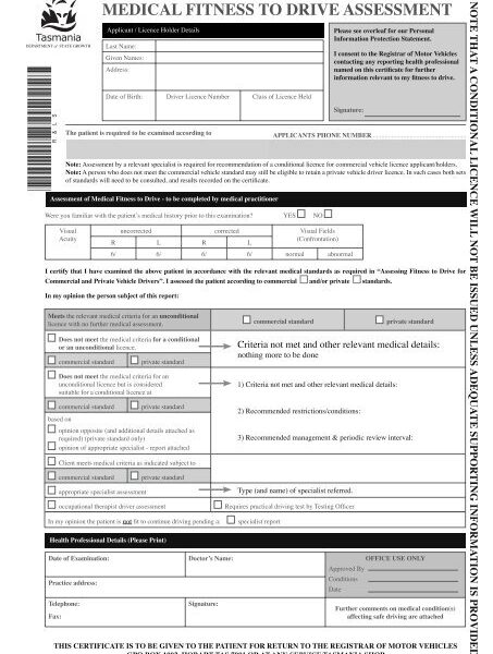 Medical Assessment