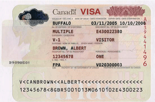 Canada visa application